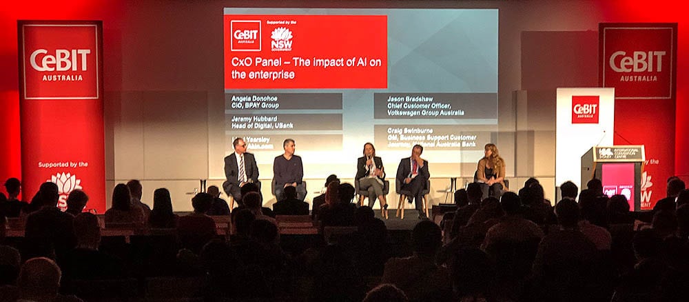 eStorm at CeBIT Australia 2018 AI conference panel